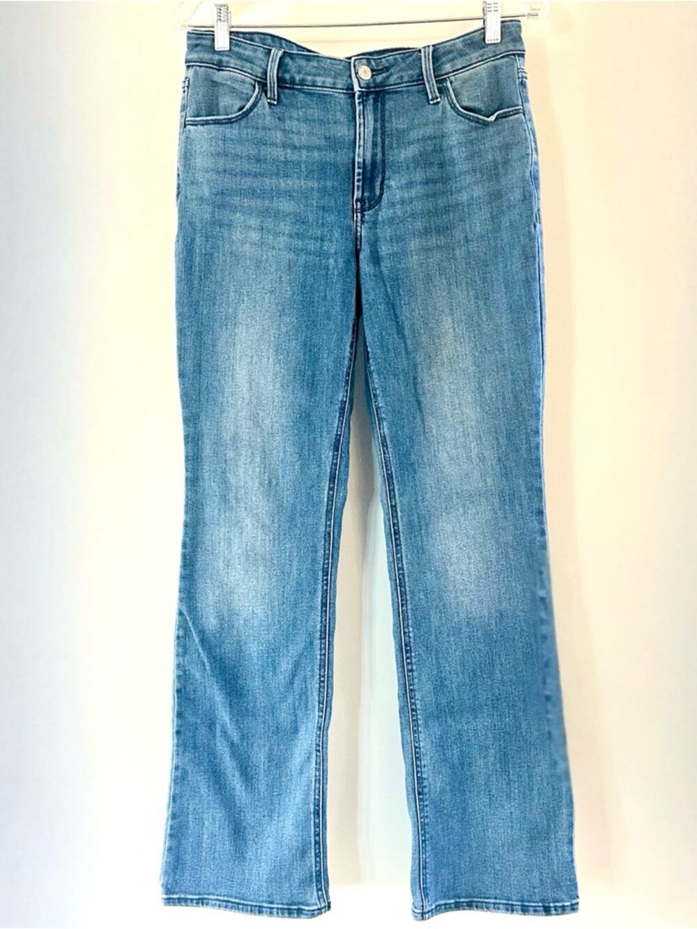 Old Navy Mid Rise Bootcut Jeans Womens Size 8 Medium Wash Stretch Denim